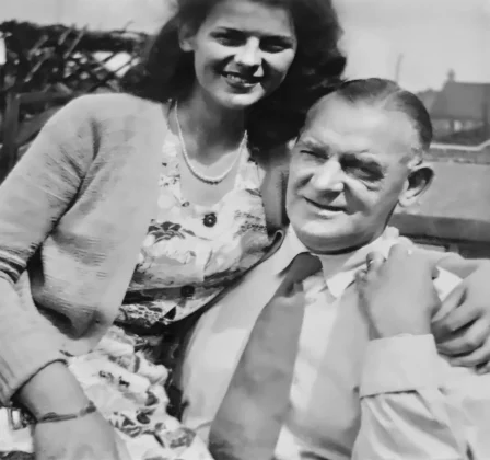 Sam and Margaret in Gillingham Kent, 1946.
