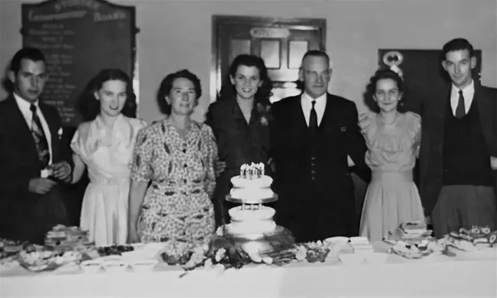 Margaret's 21st birthday, Gillingham, 23 September 1950.